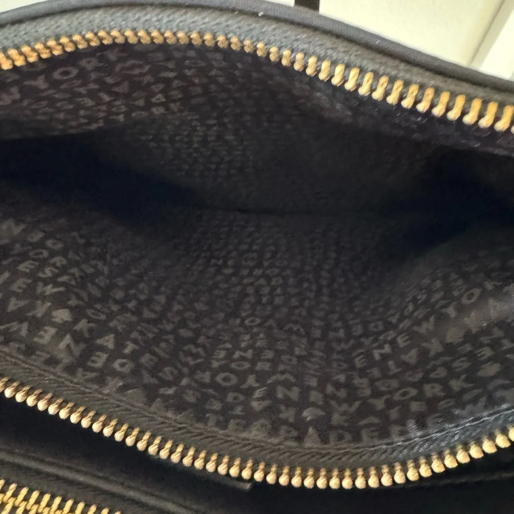 KATE SPADE NY Dawn Place Black Embellished Nylon Tote with Leather Trim NWOT - Picture 10 of 14